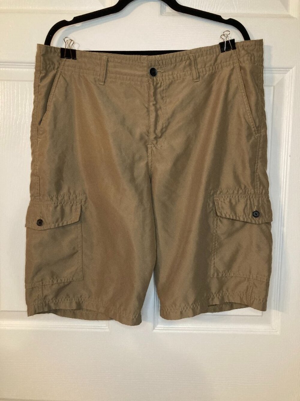 Tony Hawk Men's Khaki Cargo Shorts - 6 Pockets! - Size 36